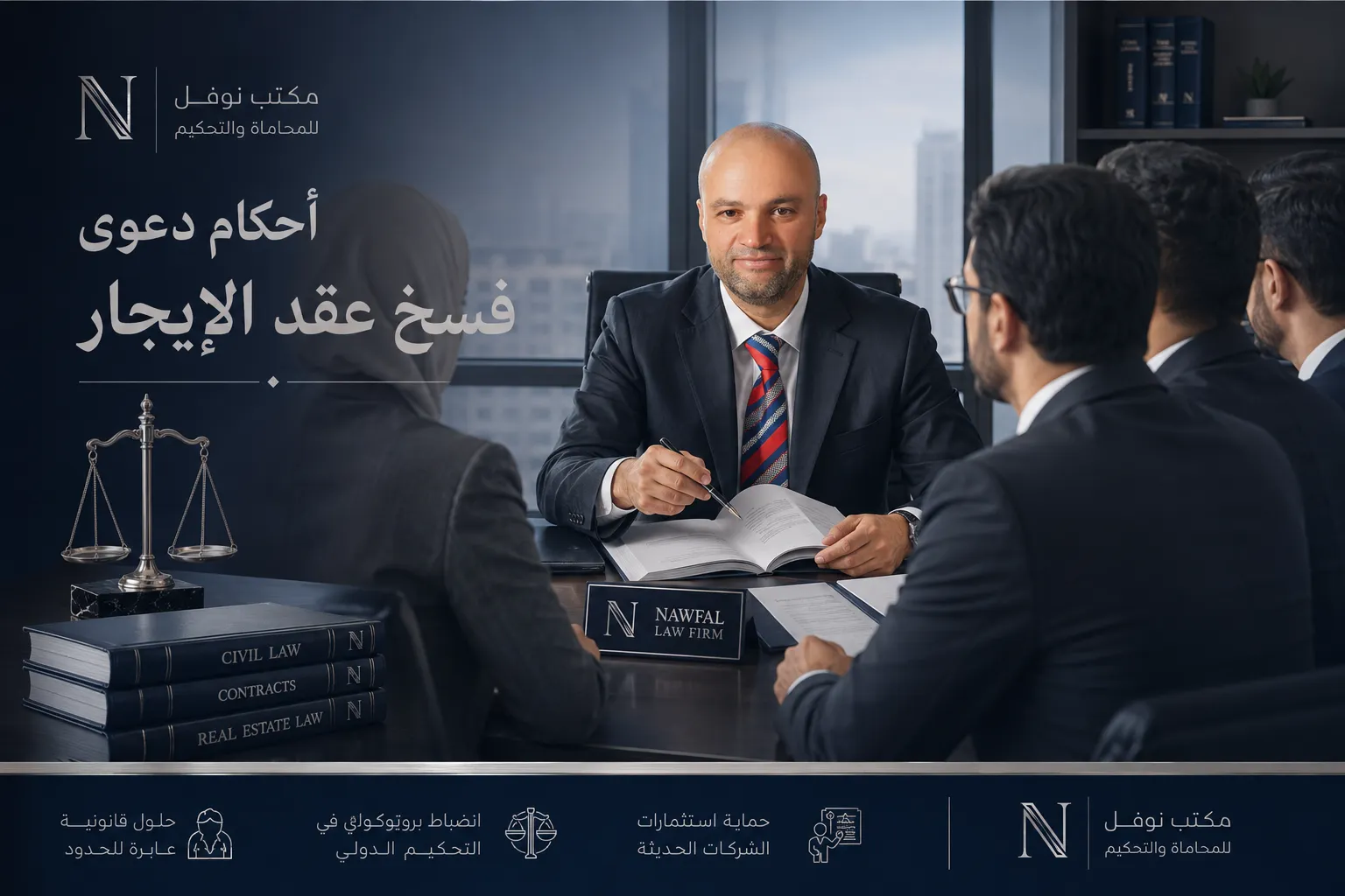 دعوى فسخ عقد الإيجار في الأردن | المحامي شاهر نوفل