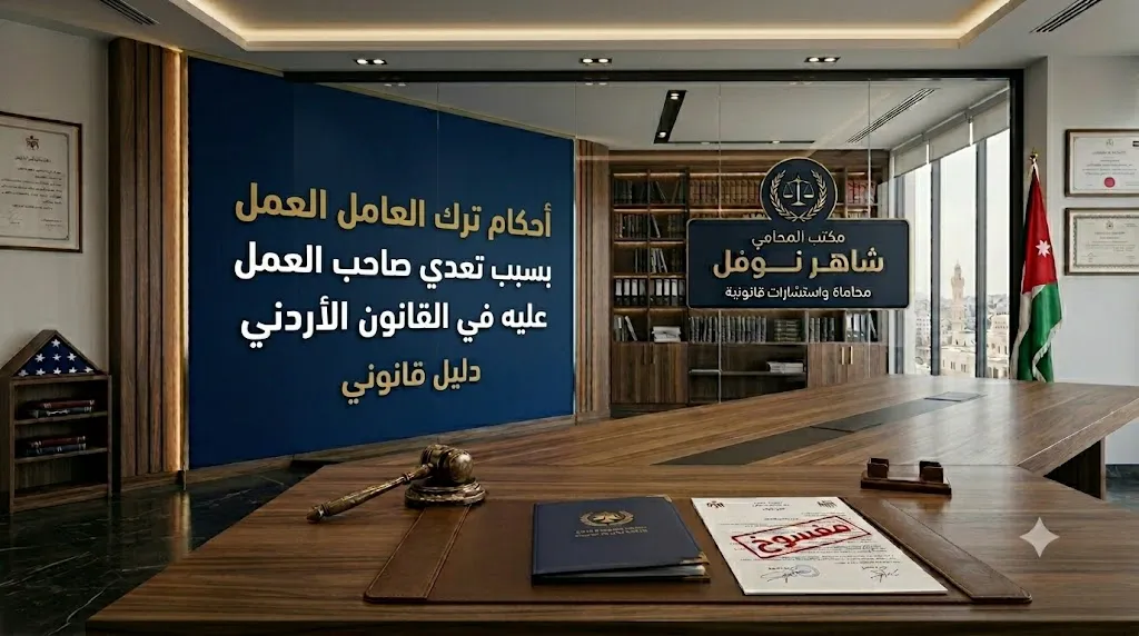 ترك العمل بسبب تعدي صاحب العمل في الأردن | دليل قانوني